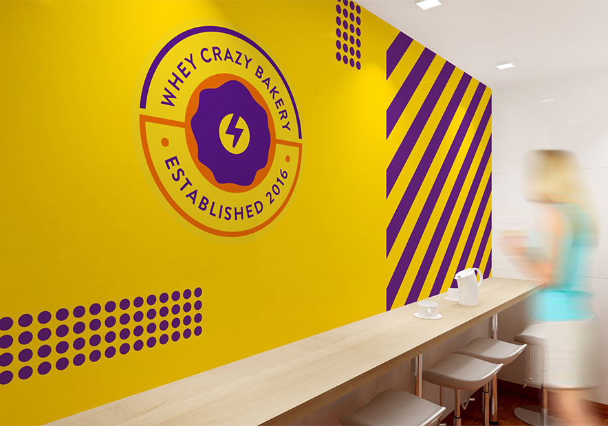 蛋白質為基礎的Crazy-Bakery面包店品牌logo標志設計.jpg