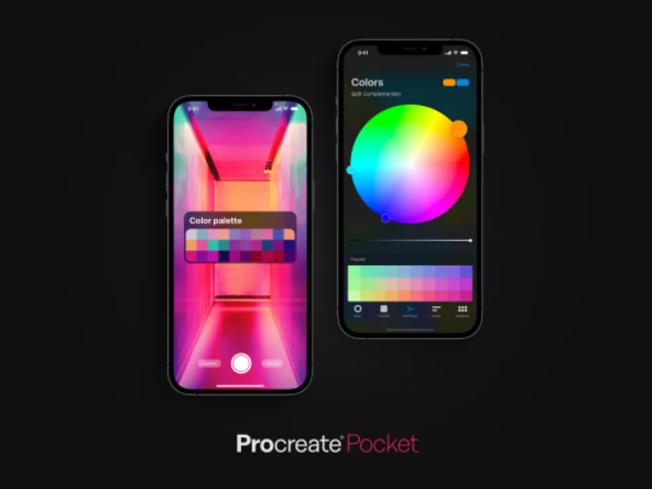 新的Procreate Pocket更新將iPhone的品牌平面設計提升到了一個新的高度.png