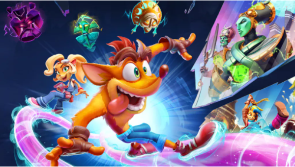 秘密撞車Bandicoot 4的 logo和設(shè)計標志讓粉絲們大吃一驚.png