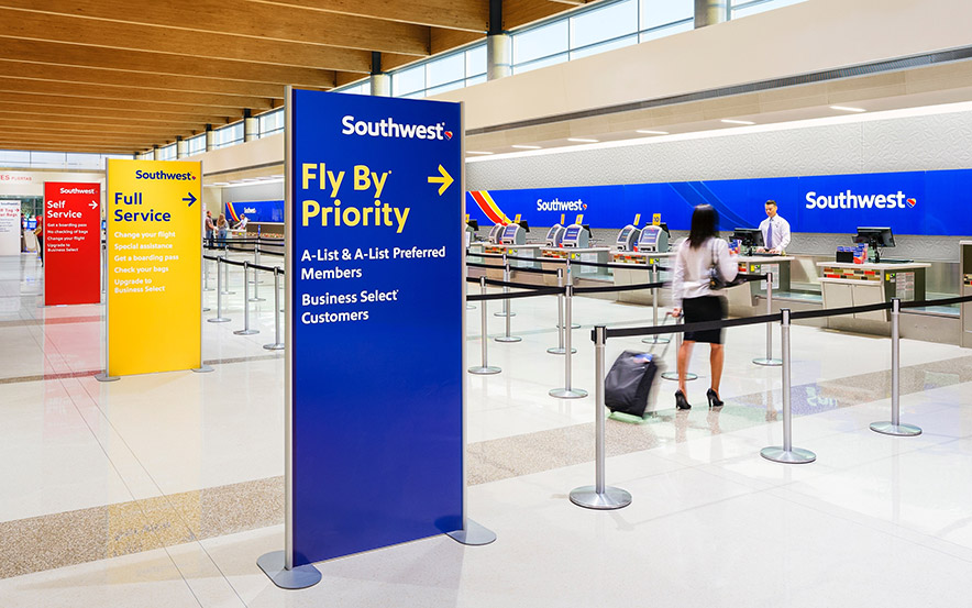 美國西南（Southwest-Airlines）航空公司室內形象.jpg