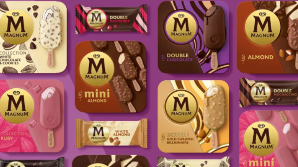 Magnum皇室品牌的冰淇淋logo設計給人一種“解放的快樂力量”.png