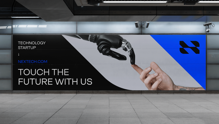 Nextech尖端AI機器人科技公司logo設計-科技感的機器人VI設計案例解析.png