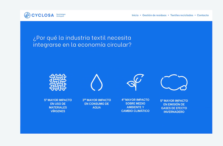 紡織品回收公司品牌形象設計： Hoy es el día.jpg